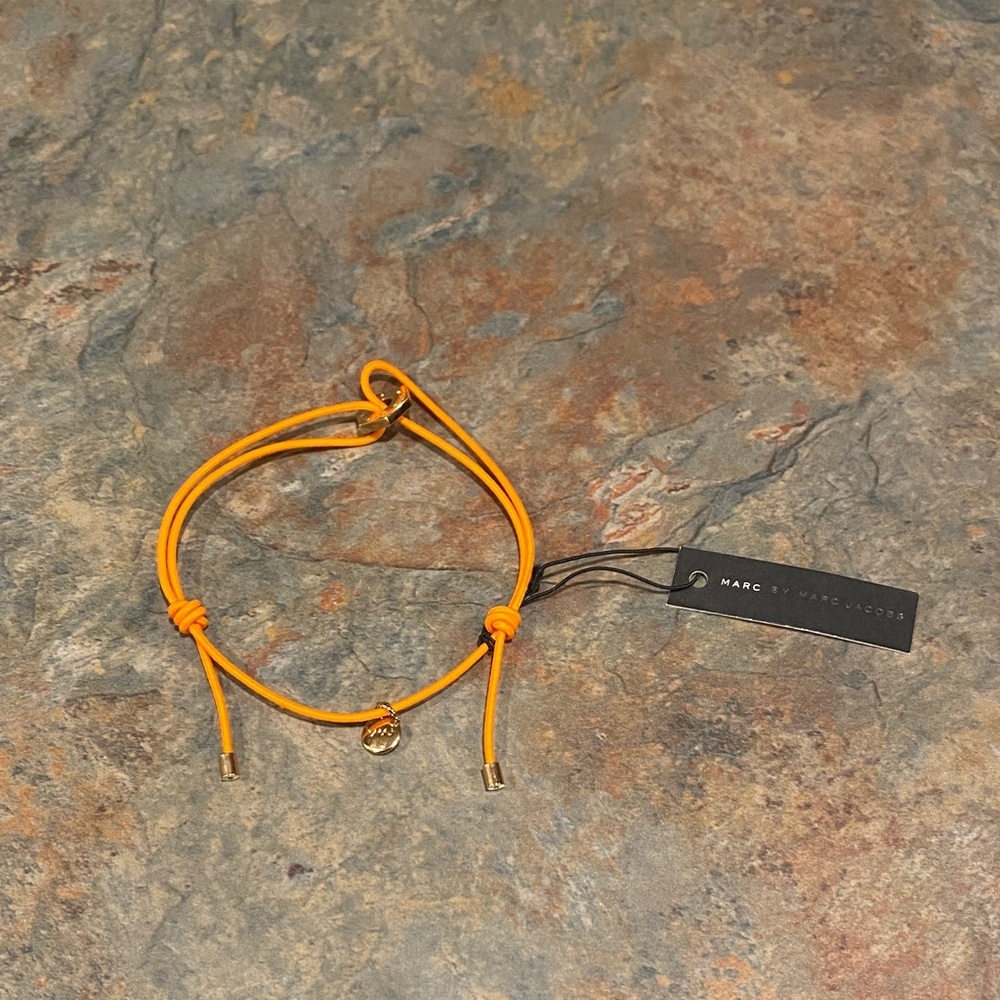 Marc Jacobs Orange Cord Bracelet NWT